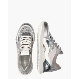 Piedi Nudi Nova Grijs/Zilver Dames Sneakers