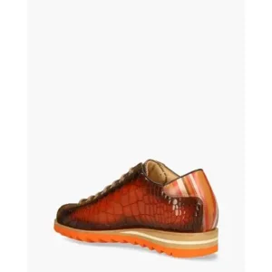 Harris 2892 Bruin/Oranje Herensneakers