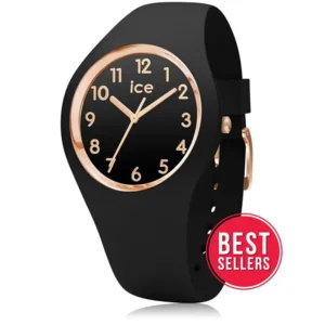 ICE WATCH ICE glam - black rosé gold numbers 014760 S