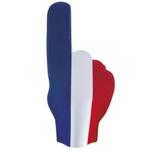 Foam hand Frankrijk - Supporters hand in foam 50 cm