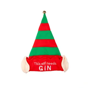 Elfen Muts met oren en belletje - This elf needs Gin