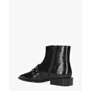 Toral Nicole Zwart Dames Enkelboots