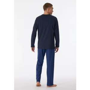 Schiesser – Comfort Essentials  - Pyjama – 180251 – Night Blue