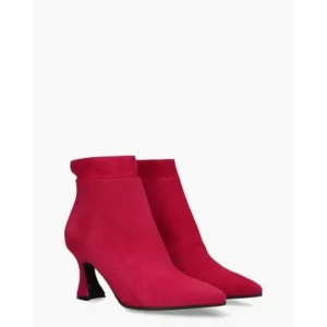 Cypres 9928 Rood Dames Enkelboots