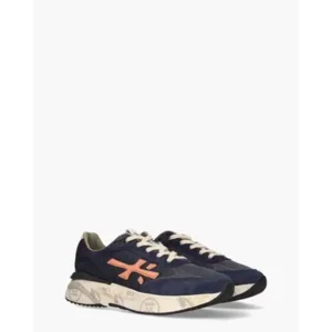 Premiata Moerun Blauw/Multi Herensneakers