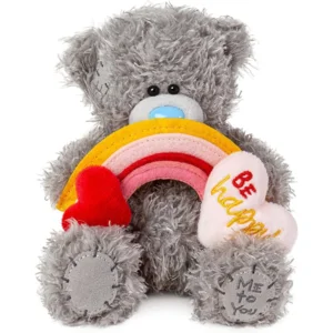 Knuffel - Beer - Be happy - 16cm