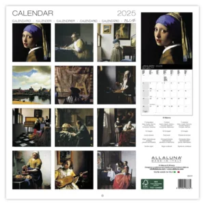 Kalender - 2025 - Vermeer - 30x30cm