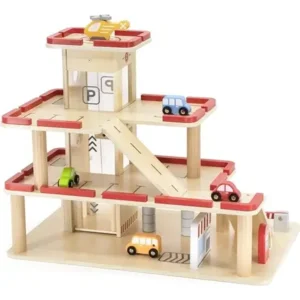 Garage - Parkeergarage - Inclusief accessoires - Hout