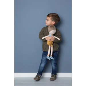 Pop - Knuffelpop - Jim - Blauw - 50cm - Little Dutch