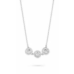 Silver Rose Ketting met hanger CH6383W