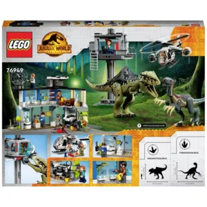 LEGO - JURASSIC WORLD - Giganotosaurus & Therizinosaurus aanval - 76949