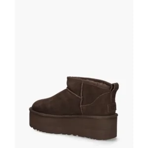 Ugg Classic Ultra Mini Platform Burnt Cedar Dames Enkelboots