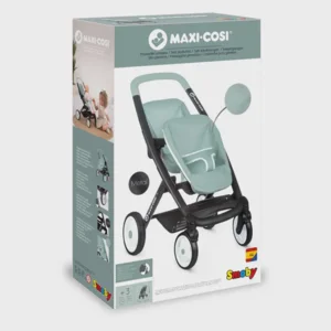 Smoby Maxi-Cosi Poppenwagen Sage voor 2 Poppen - Blauw