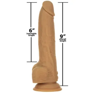 Naked Addiction Stotende Vibrator Met Afstandsbediening Caramel 23 cm