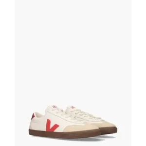 Veja Volley O.T. Leather Wit/Multi Damessneakers