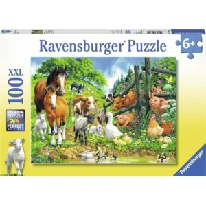 Puzzel - Dierenbijeenkomst - 100st. XXL