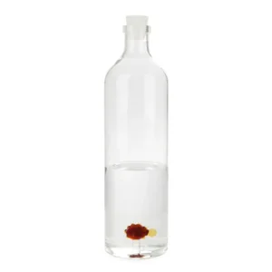 Balvi Waterfles Karaf Globefish Amber 1.2L Glas