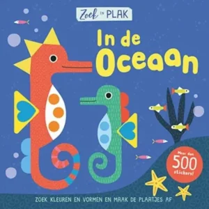 Boek - Zoek en plak - In de oceaan - Met 500+ stickers