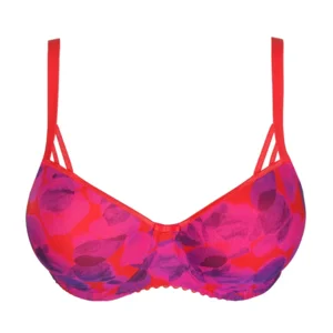 Prima Donna Twist Lenox Hill voorgevormde balconnet bh in rood en blauw