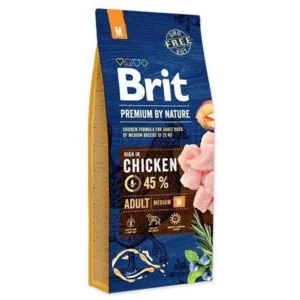 Brit Premium by nature Adult Medium 3kg 45% vlees!