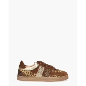 Attilio Giusti Leda Glam Bruin/Goud Damessneakers