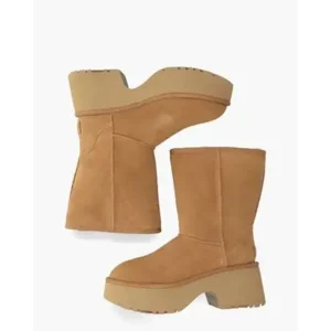 Ugg Classic Short New Heights Bruin Damesboots