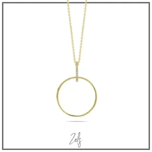 Zels vergulde ketting 22201BA