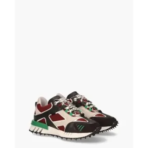 Bronx Hacker Bordeauxrood/Multicolor Damessneakers