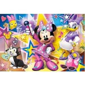 Clementoni Maxi Super Color puzzel - Disney junior Minnie - 60 stukjes