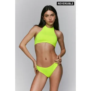 Sarda Denes reversible bikini in neon gold