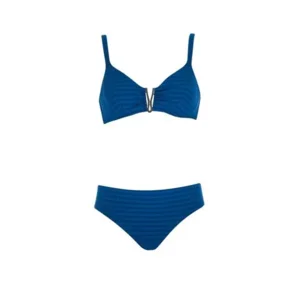 Sunflair bikini: blauw, zeer mooi aan de hals, met beugel ( SUNF.70 )