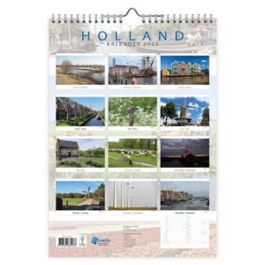 Maand kalender - 2025 - Holland - 23,5x33,5cm