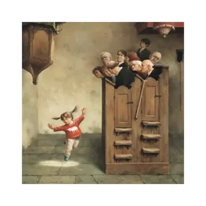 Kaart - Marius van Dokkum - Klein - Dansje in de kerk