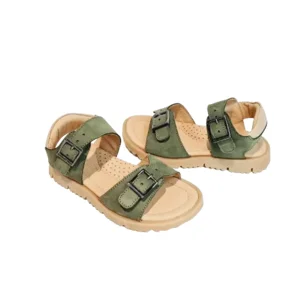 Zecchino d'Oro Sandaal Effen A33-3300 kaki/beige 25