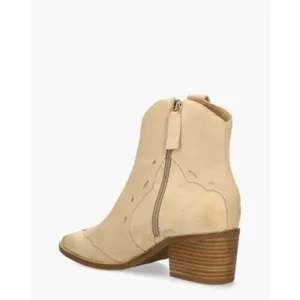 Di Lauro Ryomara Beige Dames Enkelboots