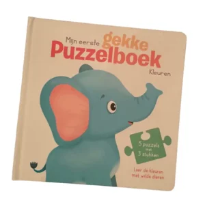 Kinderboek - Mijn eerste gekke puzzelboek - Kleuren