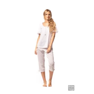 Egatex Dames Pyjama: Korte mouw / capri ( EGA.266 )