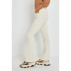 Para Mi Dames broek: Jade, Vintage Corduroy, Off White, ( Ribfluweel ) ( PARA.329 )