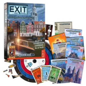 Coöperatief spel - Exit - Escaperoom - De jacht door Amsterdam - 12+