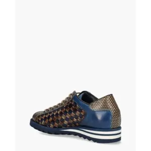 Harris Blauw/Bruin Herensneakers