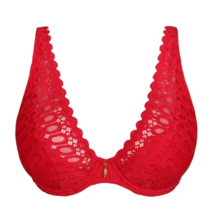 Prima Donna Twist Los Ayala voorgevormde triangel bh in rood