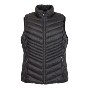 Frandsen Bodywarmer: Zwart, gewatteerd ( FRA.12 )