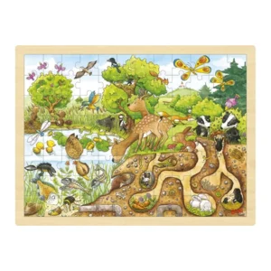 Goki Raampuzzel Op Ontdekking 40x30x1cm 96-delig