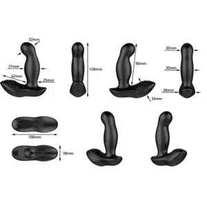 Nexus Boost Prostaat Vibrator met Opblaasbare Top & Afstandsbediening 13 Cm