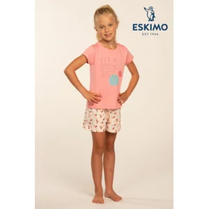 Eskimo Meisjes Pyjama: Soetkin 2 - 16, korte mouw / short ( ESK.1748 / ESK.1749 )