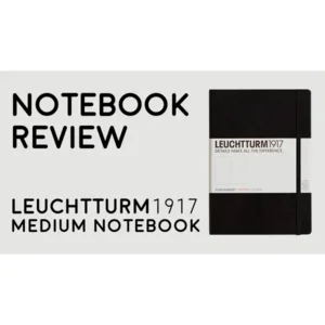 Leuchtturm 1917 notitieboekjes zwart gelijnd