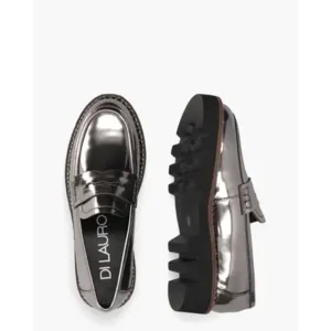 Di Lauro Pearl Zilver Damesloafers