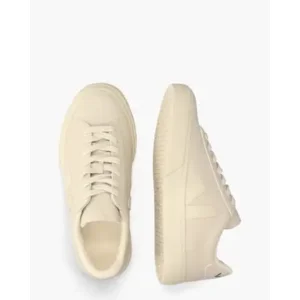 Veja Campo Fured Chromefree Leather Off-White Damessneakers