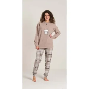 Gary Meisjes Pyjama: Uiltje, Zeer warme ( punto milano ) ( GARY.117  )