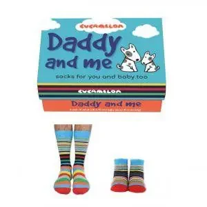 Daddy and Me  0-12md/39-46 Kraamcadeau Oddsocks